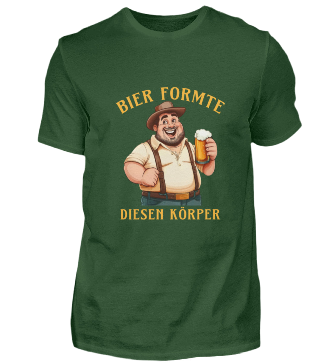 Bier formte diesen Körper - Premiumshirt