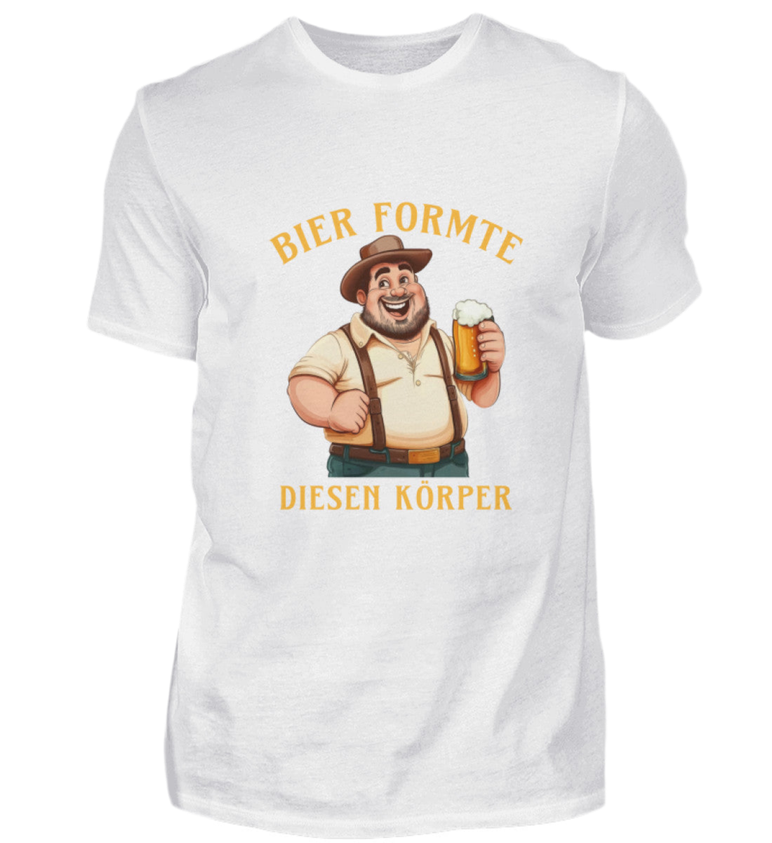 Bier formte diesen Körper - Premiumshirt