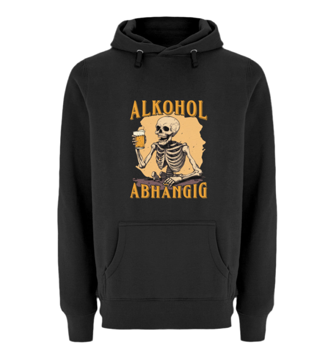 Alkohol Abhängig - Premium Kapuzenpullover