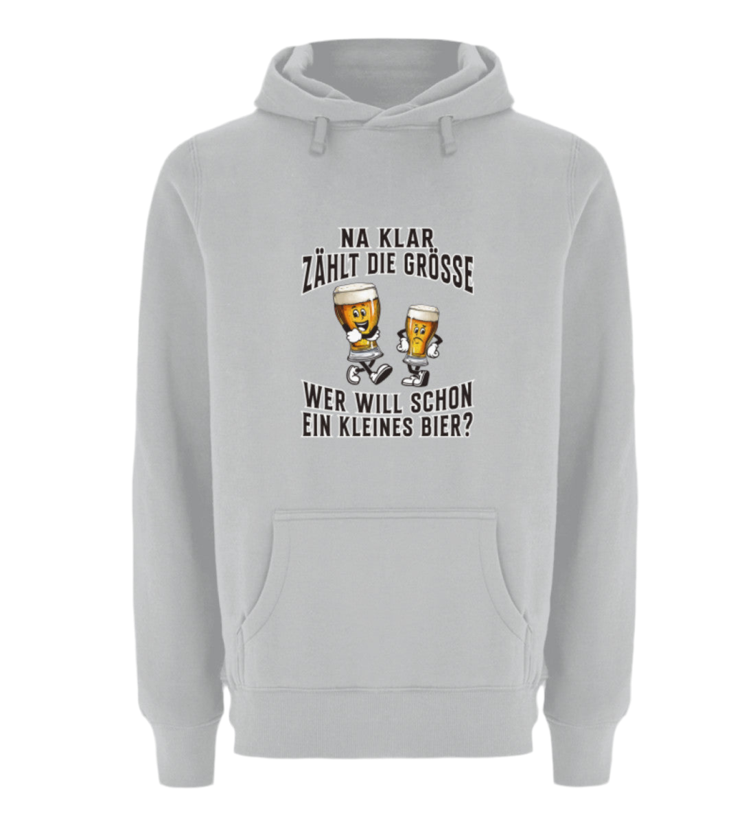 Wer will schon ein kleines Bier - Premium Kapuzenpullover