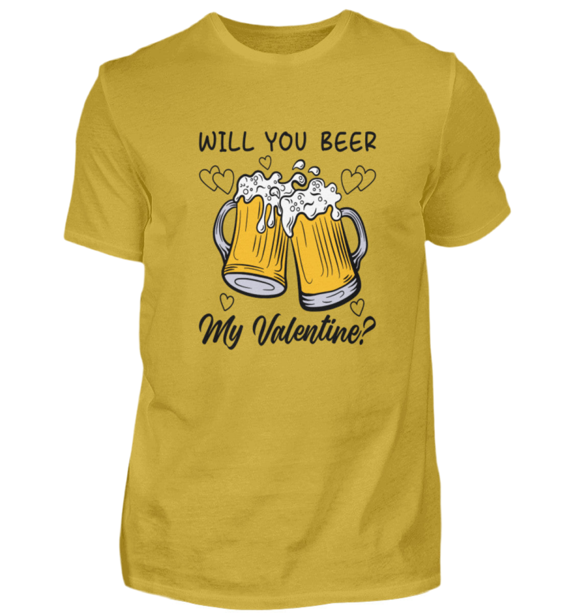 Will You Beer My Valentine? - Herren Premiumshirt