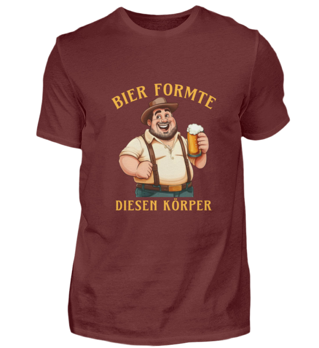 Bier formte diesen Körper - Premiumshirt