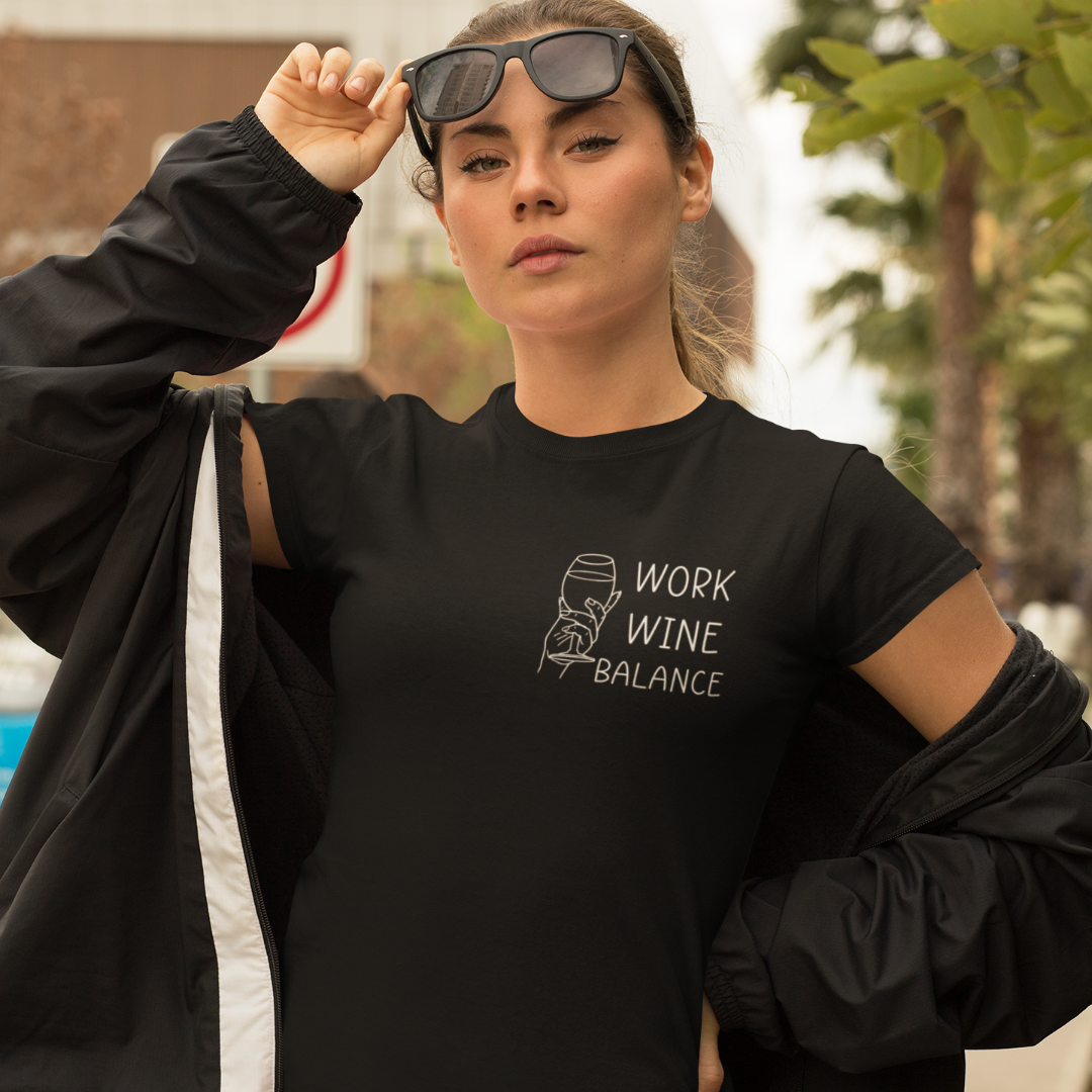 Work -Wine - Balance - Unisex Premiumshirt