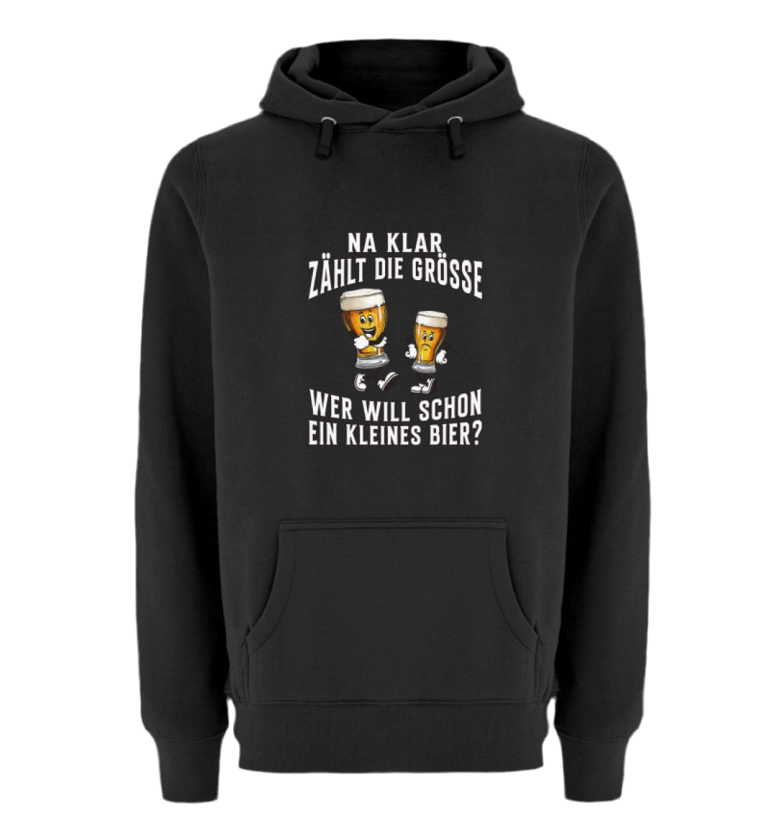 Wer will schon ein kleines Bier  - Premium Kapuzenpullover