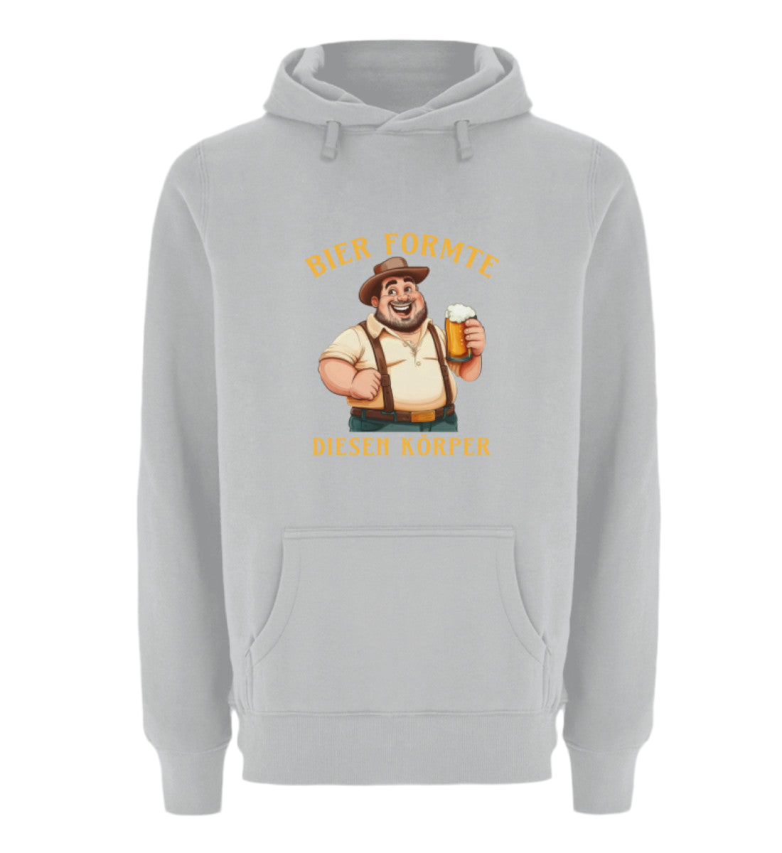 Bier formte diesen Körper  -  Premium Kapuzenpullover
