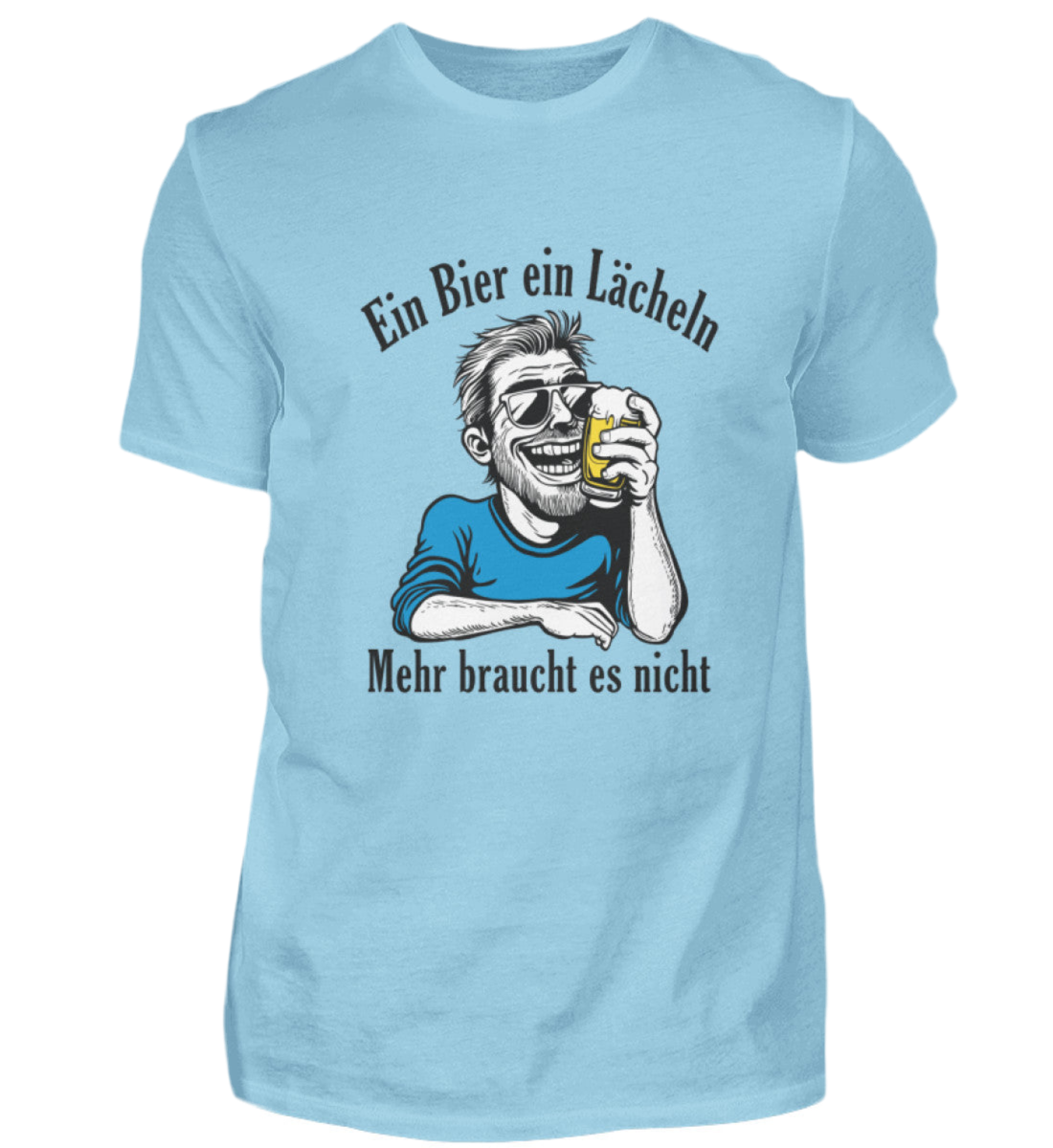 Ein Bier, ein Lächeln  - Premiumshirt