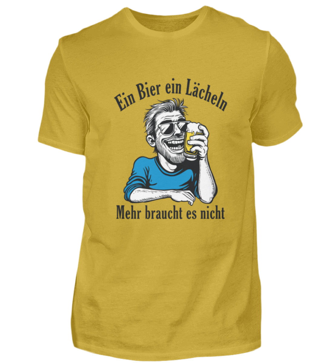 Ein Bier, ein Lächeln  - Premiumshirt