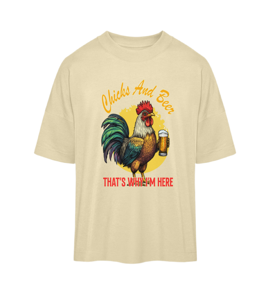 Chicks & Beer  - Organic Oversized Shirt