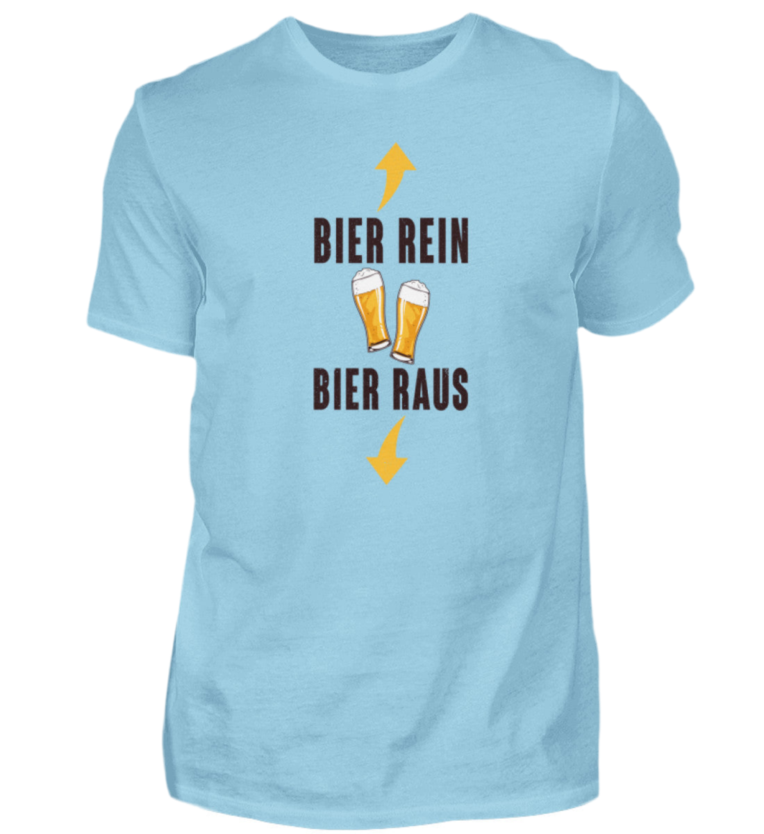 Bier rein, Bier raus - Premiumshirt