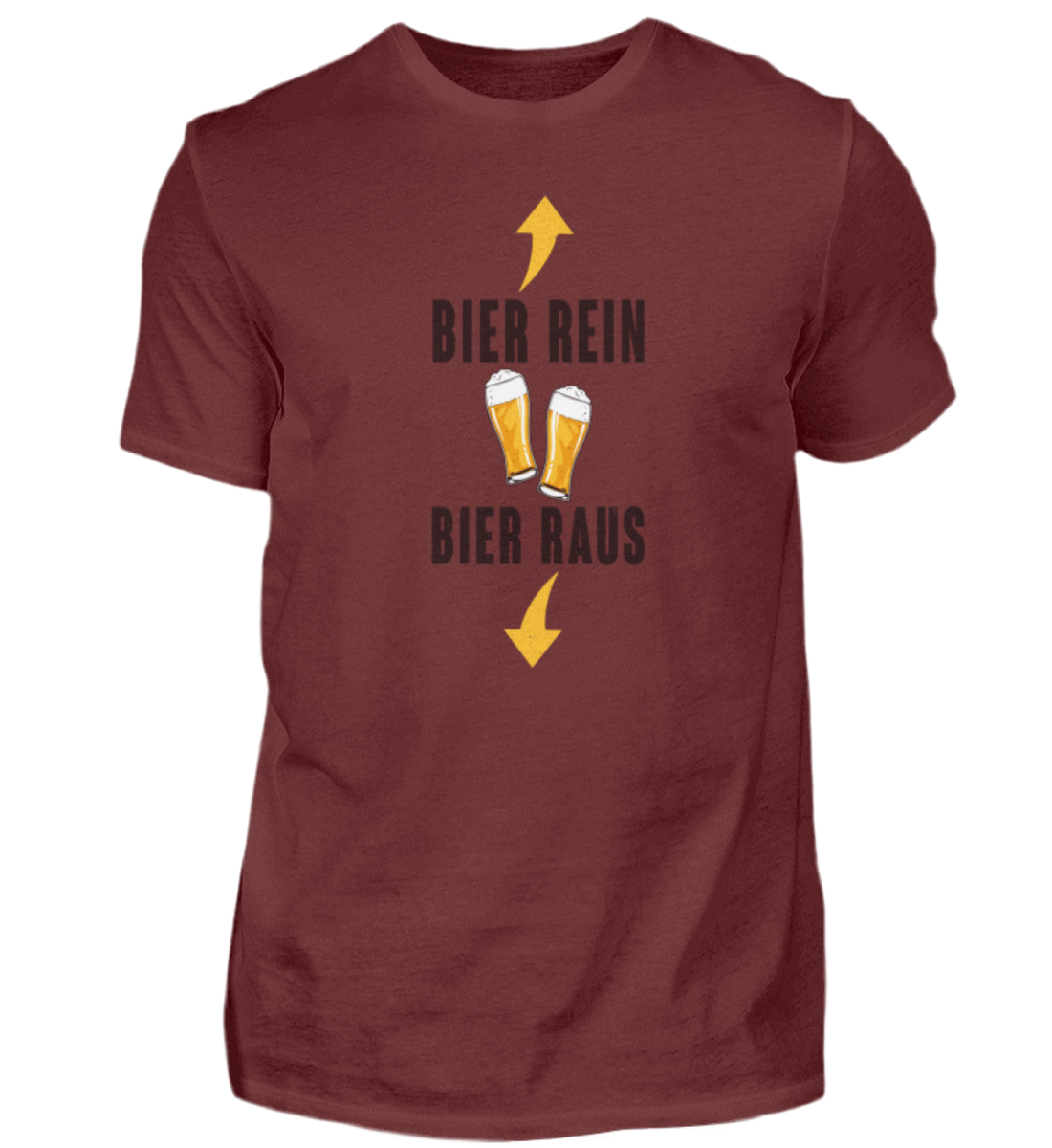 Bier rein, Bier raus - Premiumshirt