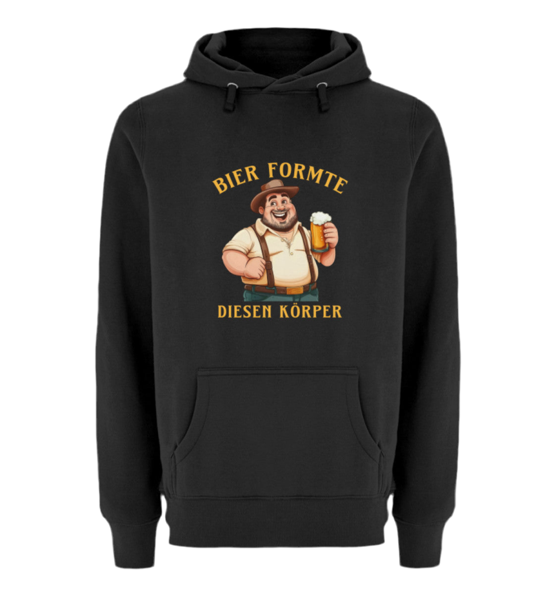 Bier formte diesen Körper  -  Premium Kapuzenpullover