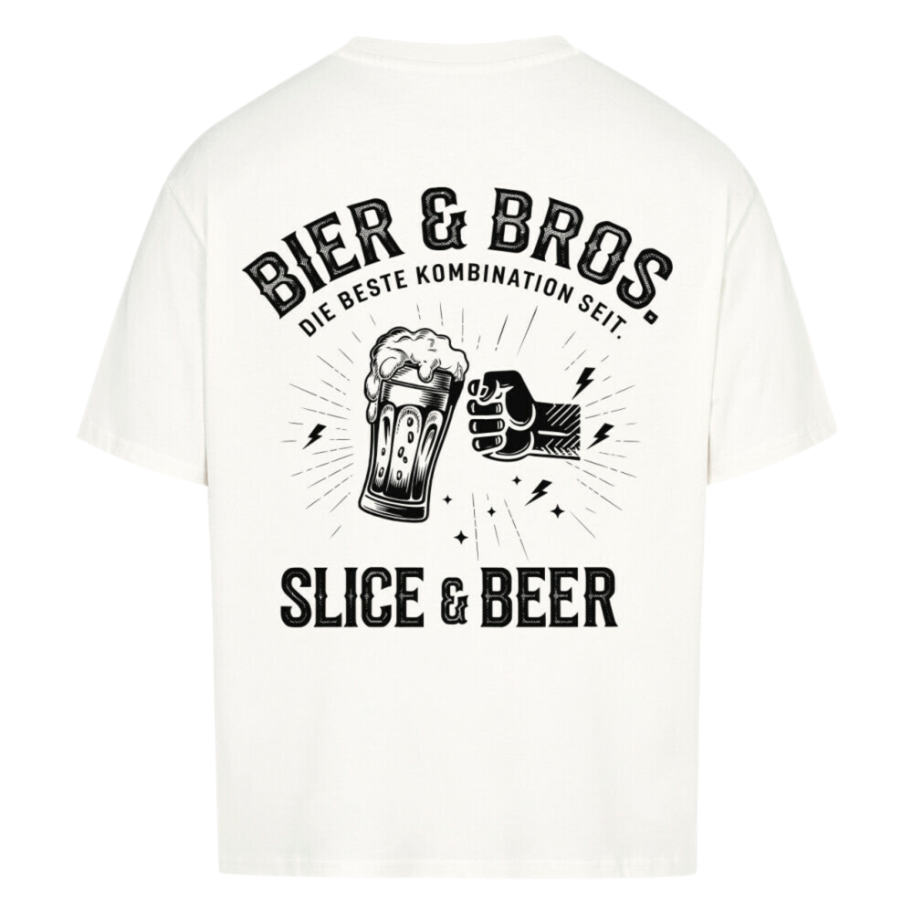 Bier & Bros Oversized Shirt Rücken