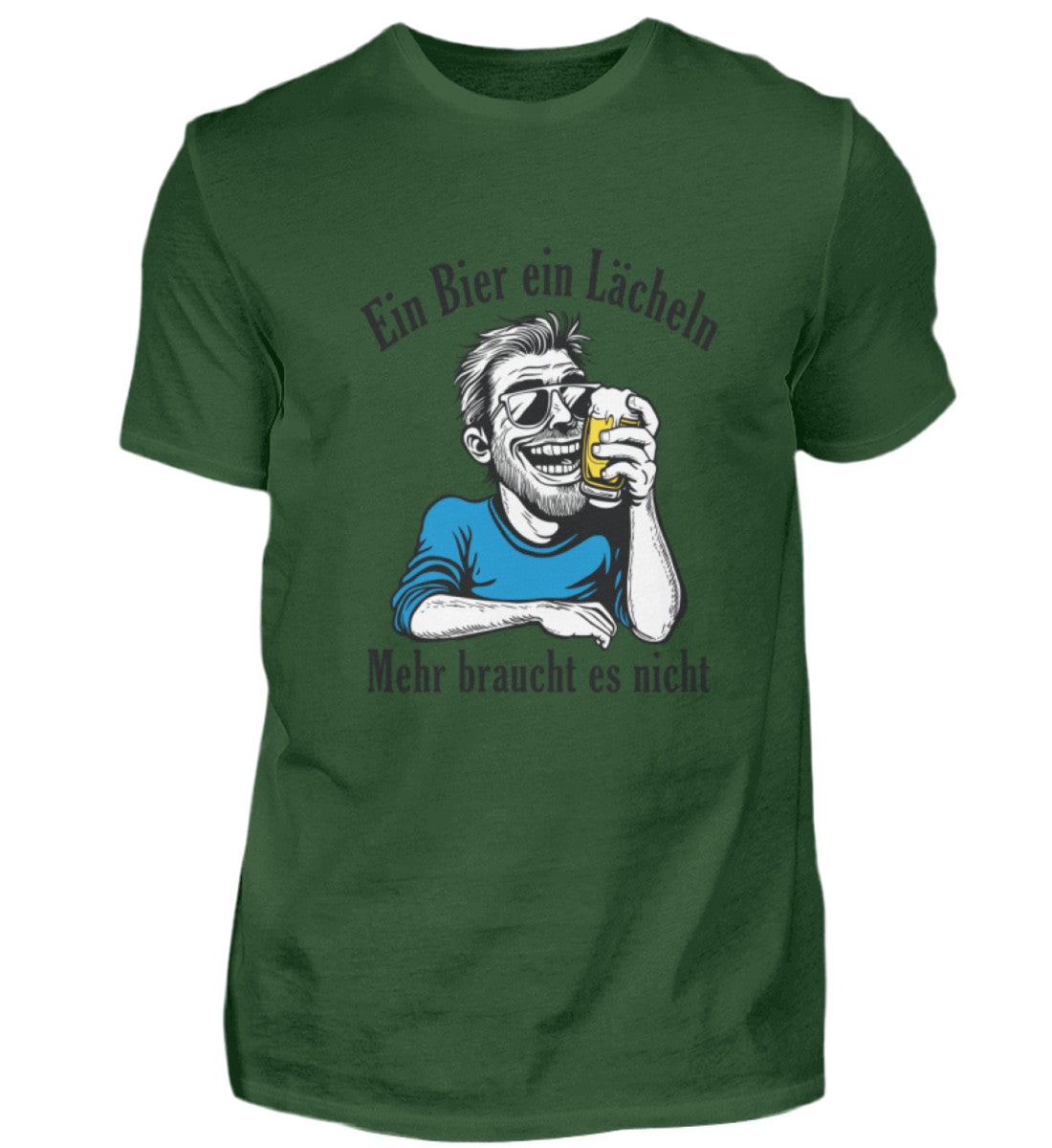 Ein Bier, ein Lächeln  - Premiumshirt
