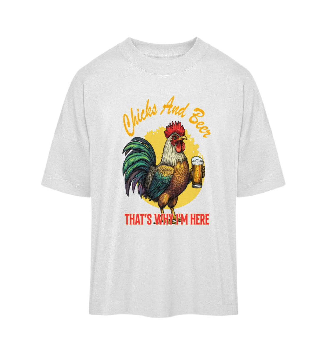 Chicks & Beer  - Organic Oversized Shirt