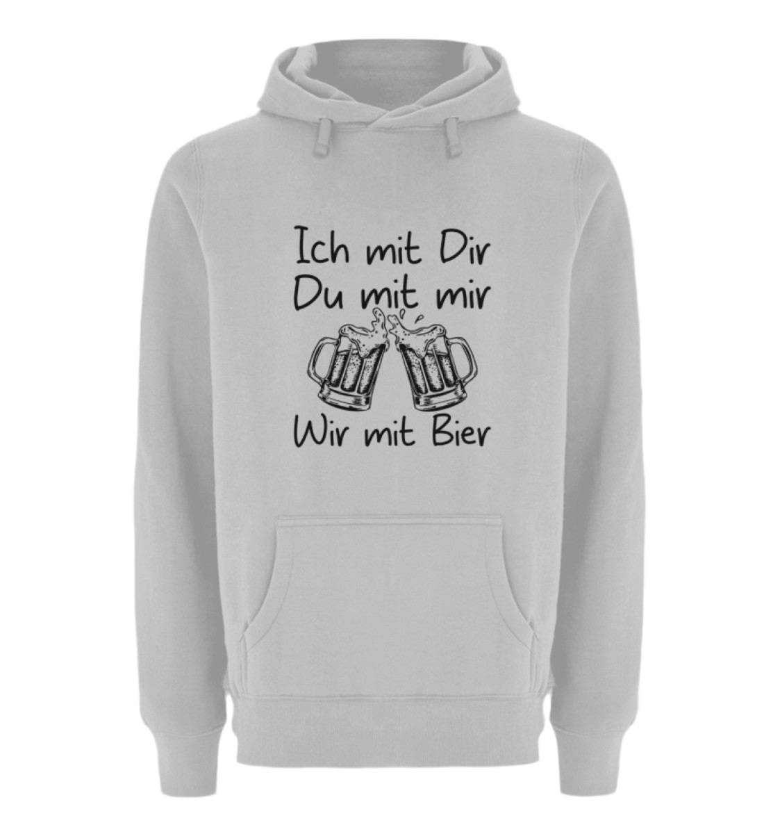 Wir mit Bier  - Premium Kapuzenpullover