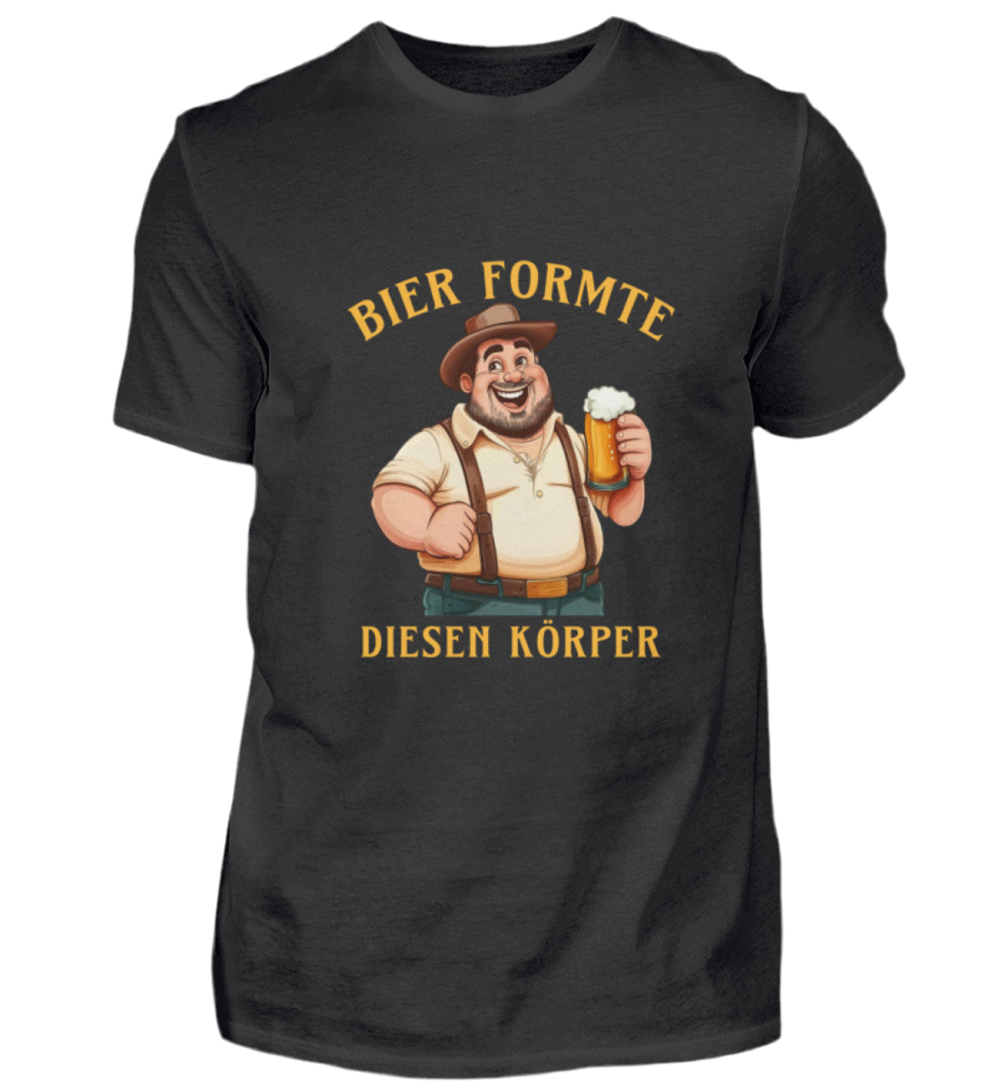 Bier formte diesen Körper  - Premiumshirt