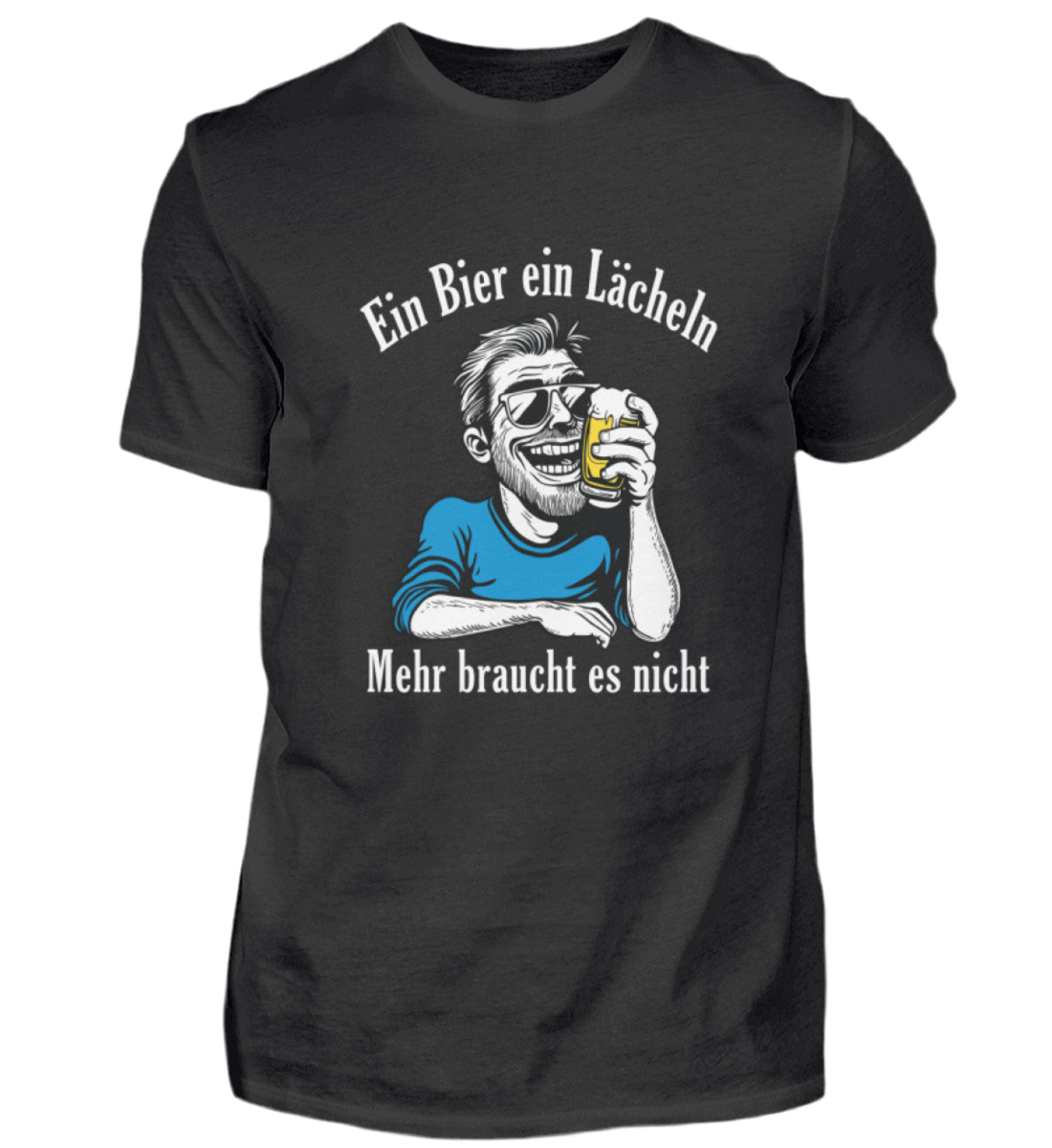 Ein Bier, ein Lächeln  - Premiumshirt