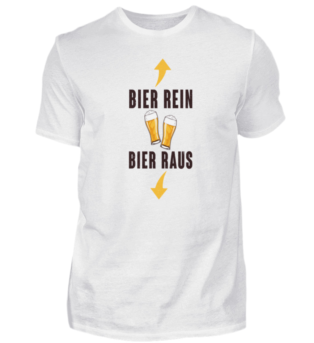 Bier rein, Bier raus - Premiumshirt
