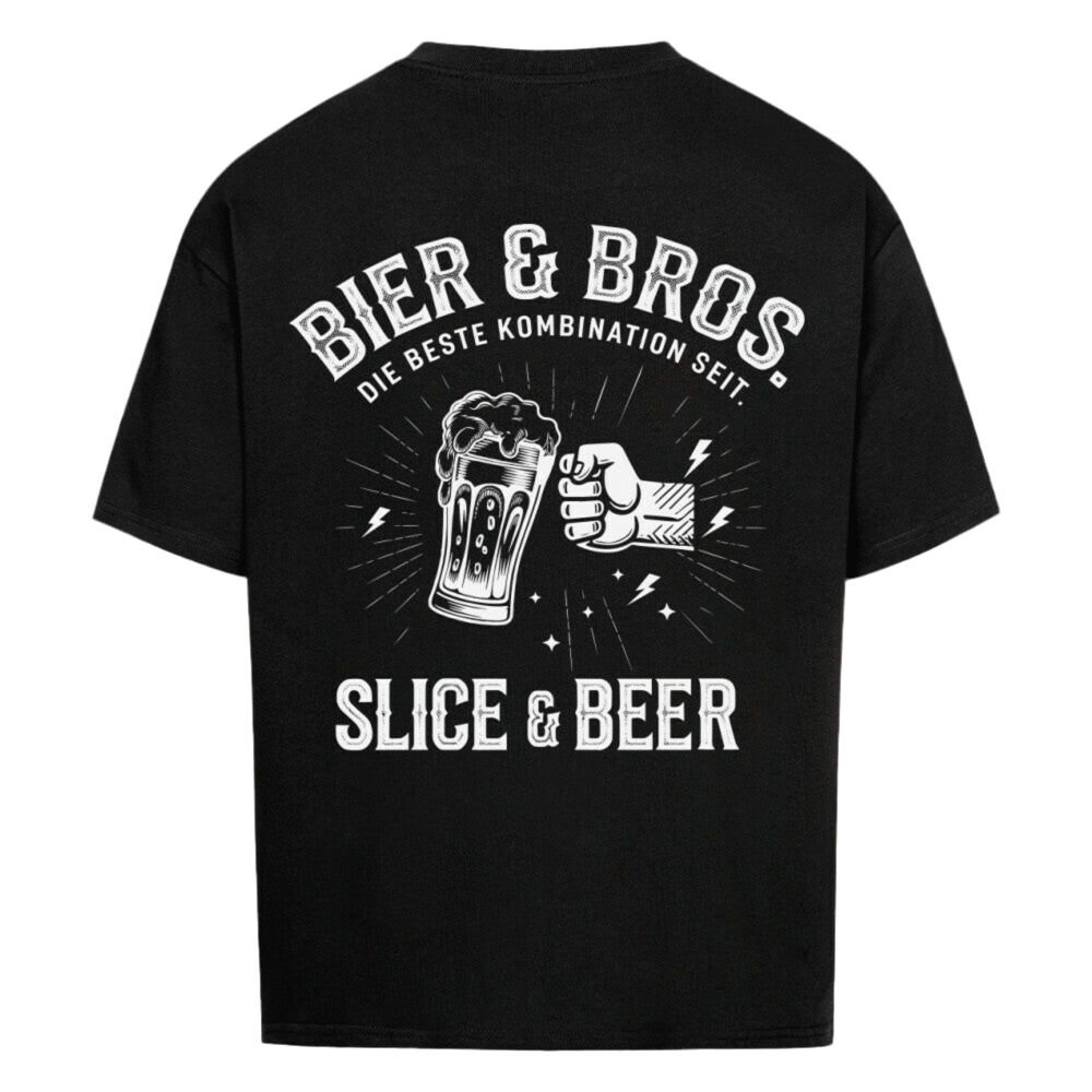 Bier & Bros Oversized Shirt Rücken