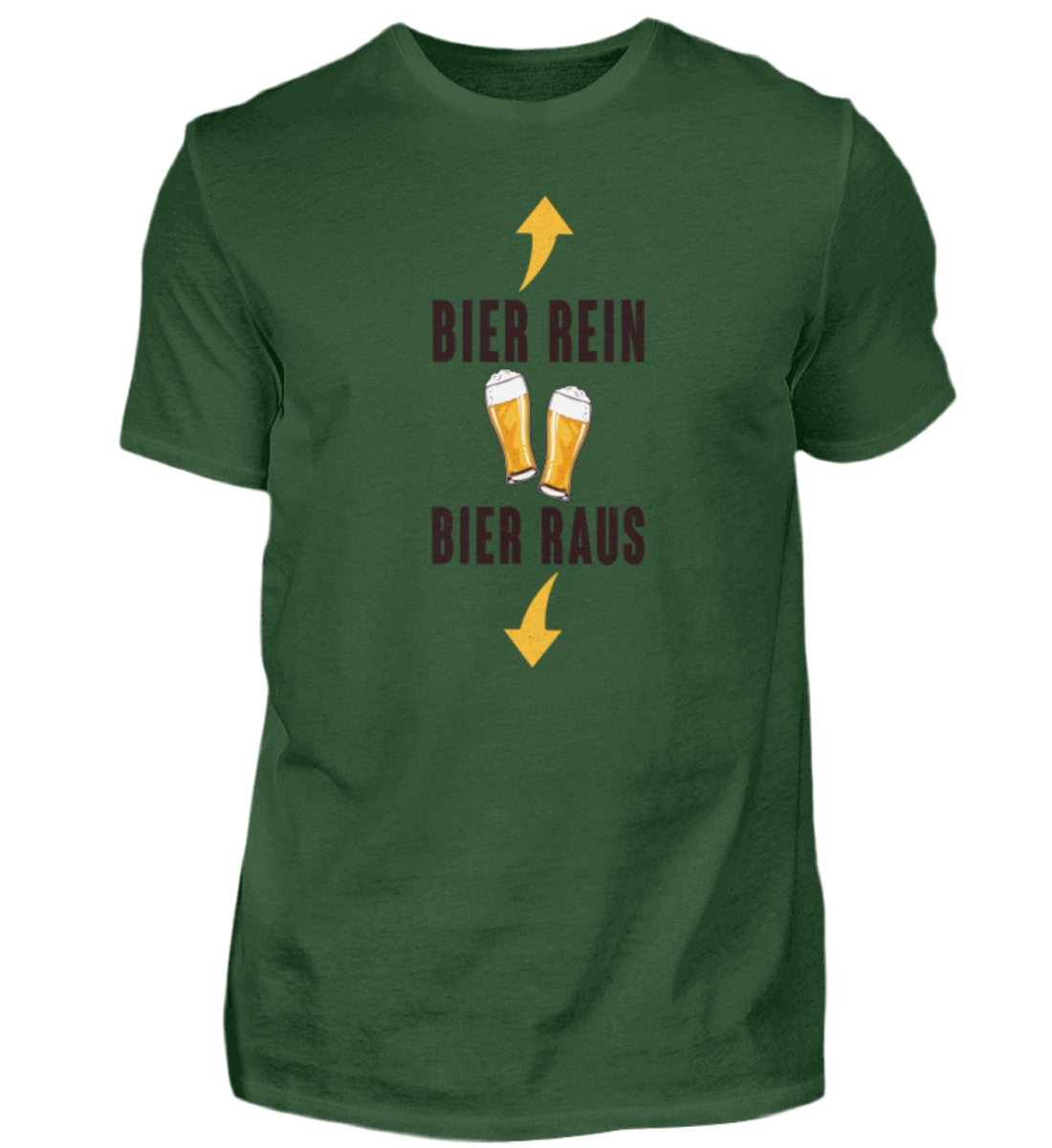 Bier rein, Bier raus - Premiumshirt